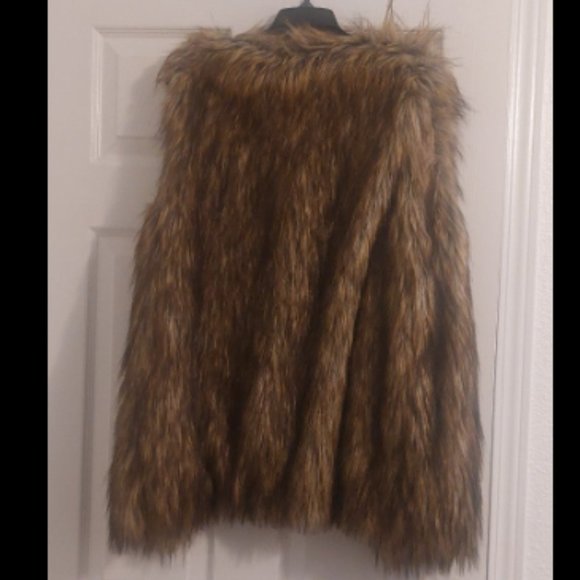 Signature Studio Faux Fur Vest M - Picture 5 of 5